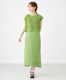 SHARE PARK LADIES 【セットアイテム】レーヨンナイロンニットワンピース