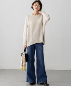 23区 S 【RED CARD TOKYO×23区】ストレッチ デニムワイドパンツ