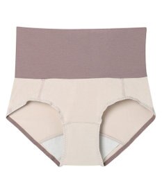 une nana cool 綿ベア天竺 カラーブロッキング おなかすっぽりサニタリーショーツ