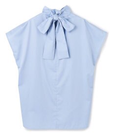 uncrave ブロードクロス ボウタイブラウス