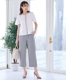 Tiaclasse 【新色追加・洗える】ストレートワイドパンツ