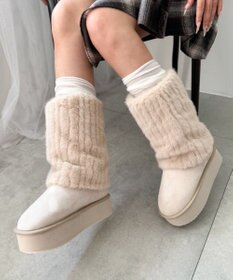 WEGO 【暖かい】2wayムートンタッチブーツ