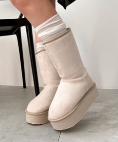 WEGO 【暖かい】2wayムートンタッチブーツ