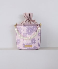 Maison de FLEUR フラワーレース2Wayバケツ型バッグ