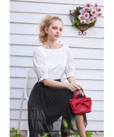 TOCCA 【撥水】WISH RIBBON POUCHBAG ポーチ