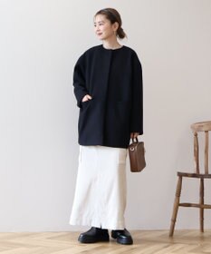 AMERICAN HOLIC リサイクル中空糸ノーカラーコート