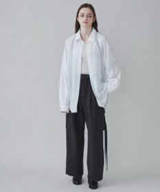 WEGO 【ユニセックス着用ITEM/SMLサイズ展開/冷房対策/紫外線対策】シアーBIGシャツ