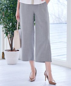 Tiaclasse 【新色追加・洗える】ストレートワイドパンツ