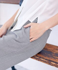 Tiaclasse 【新色追加・洗える】ストレートワイドパンツ