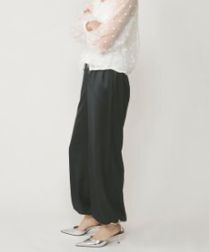 GRACE CONTINENTAL チンツサテンパンツ