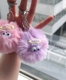 WEGO フワフワモンスターぬいキーホルダー