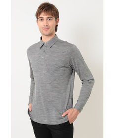 DAKS ウール長袖ポロシャツ