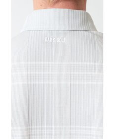 DAKS DAKS GOLFチェック ジャカード半袖ポロシャツ