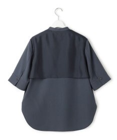 ICB L 【先行予約・WEB限定カラーあり】 FluidBackSatin バンドカラーシャツ