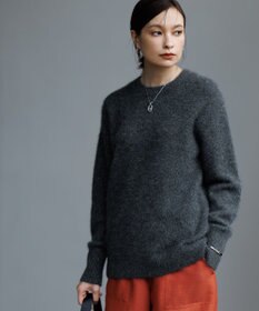 ICB 【30th ANNIVERSARY】ルレックスフォックスアルパカ プルオーバーニット ミディアムグレー