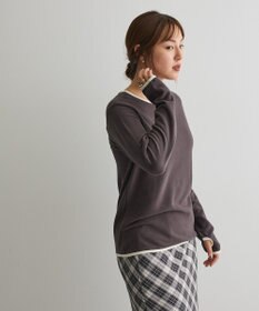 CRAFT STANDARD BOUTIQUE バイカラーパイピングプルオーバー