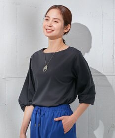 ANY 【接触冷感】シルケットスムース ツイストスリーブトップス