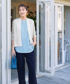 Tiaclasse 【新色追加・洗える】ストレートワイドパンツ