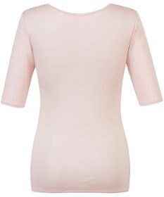 Wing あったかインナー 綿100％ 毛玉になりにくい 型くずれしにくい 【綿の贅沢 リッチ】 5分袖 半袖 秋 冬 EL4582 ウイング／ワコール