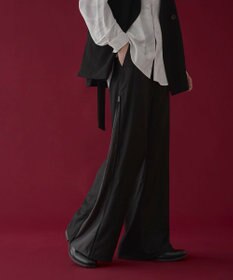 WEGO 【ユニセックス着用ITEM】サイドZIPフレアスラックス