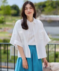 ANY 【手洗い可】コットンリネンブラウス