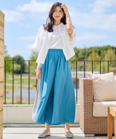 ANY 【手洗い可】コットンリネンブラウス