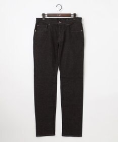 JOSEPH ABBOUD 夏デニム【麻混/薄めJAPANファブリック/ストレッチ】ライトオンスストレッチデニムパンツ ライトグレー系