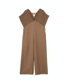 Green Parks シャーリングサロペット