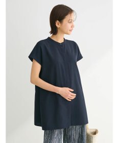 Green Parks 接触冷感　比翼ボタンチュニック