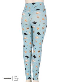 une nana cool MADE WITH 京都市動物園 ハラマキ付レギンス