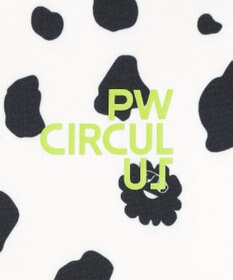 PW CIRCULUS 【MEN】スノーレオパード柄裏フリースモックネックT