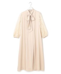 23区 【APPLAUDIR】ノーブルサテン レースコンビドレス