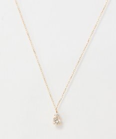 Phoebe 【K10】ジュエルラックネックレス　ホワイトトパーズ/4月誕生石/天然石/全長:40cm