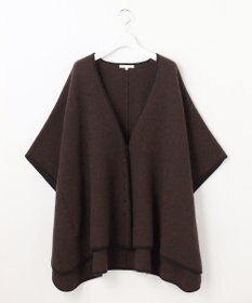 自由区 ヘリンボーン ポンチョ