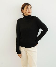 TOQUE 〈大草直子さんアドバイザー〉ベビーアルパカ×シルク ハイネックニット