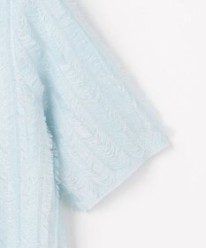 自由区 【カトリエムブーケ】Jacquard coupe ハーフスリーブプルオーバー