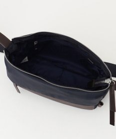 Y'SACCS リサイクルナイロン×カウレザー ラップミニショルダー