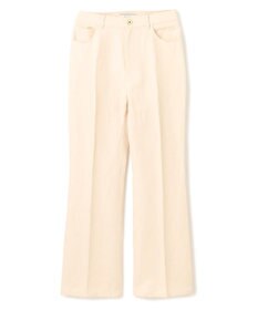 BEIGE， 【洗える】CUPHEA / センタープレス入りフレアパンツ