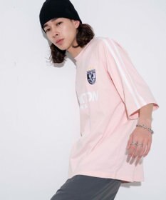 WEGO 【ユニセックス着用ITEM/手洗い可/MLサイズ】ラインゲームロゴT