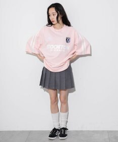 WEGO 【ユニセックス着用ITEM/手洗い可/MLサイズ】ラインゲームロゴT