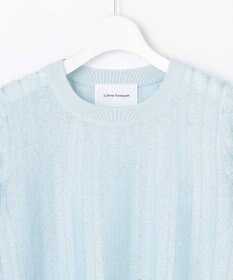 自由区 【カトリエムブーケ】Jacquard coupe ハーフスリーブプルオーバー