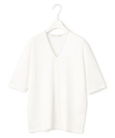 ICB 【洗える】シンセティックハイゲージ 半袖ニット