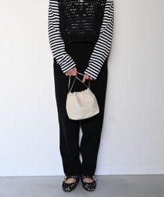 blancle シュリンクレザー ドローストリング2wayバッグ