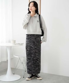 WEGO ハーフジップショートスウェット