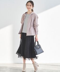 ANY SIS 【洗える】バックパール調ディテール カットソー