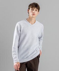 JOSEPH HOMME 【LEON 掲載】ストームリップル　Vネックカットソー