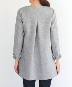 Tiaclasse L 【洗える】ダンボールフレアコート