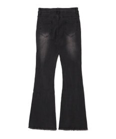 WEGO ブーツカットフリンジデニム