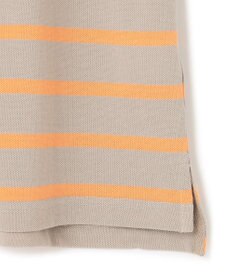 J.PRESS YORK STREET 【UNISEX】鹿の子ボーダー ワンポイントポロシャツ