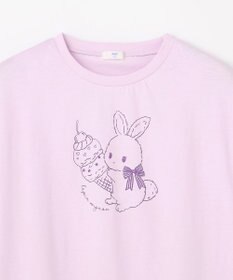ANY KIDS 【綿100%/接触冷感】ひんやり オーバーサイズ アニマルTシャツ